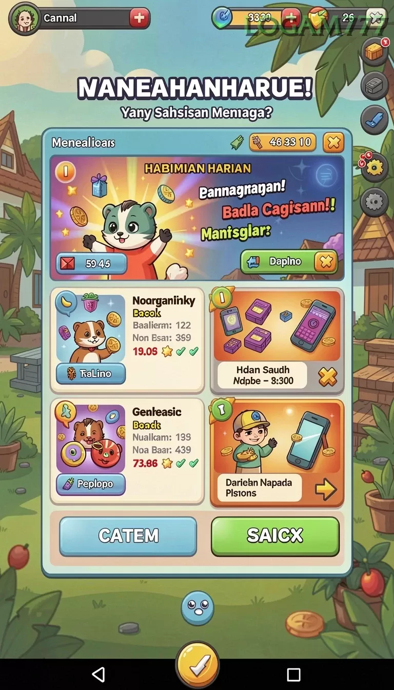 Cuplikan layar CU888 — aktivitas