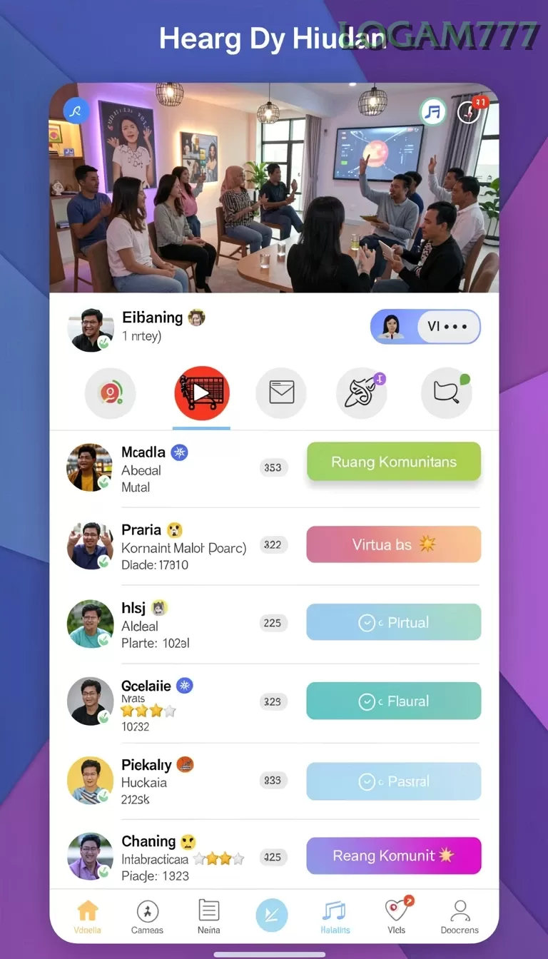 Cuplikan layar BERKAHSPIN — menu navigasi