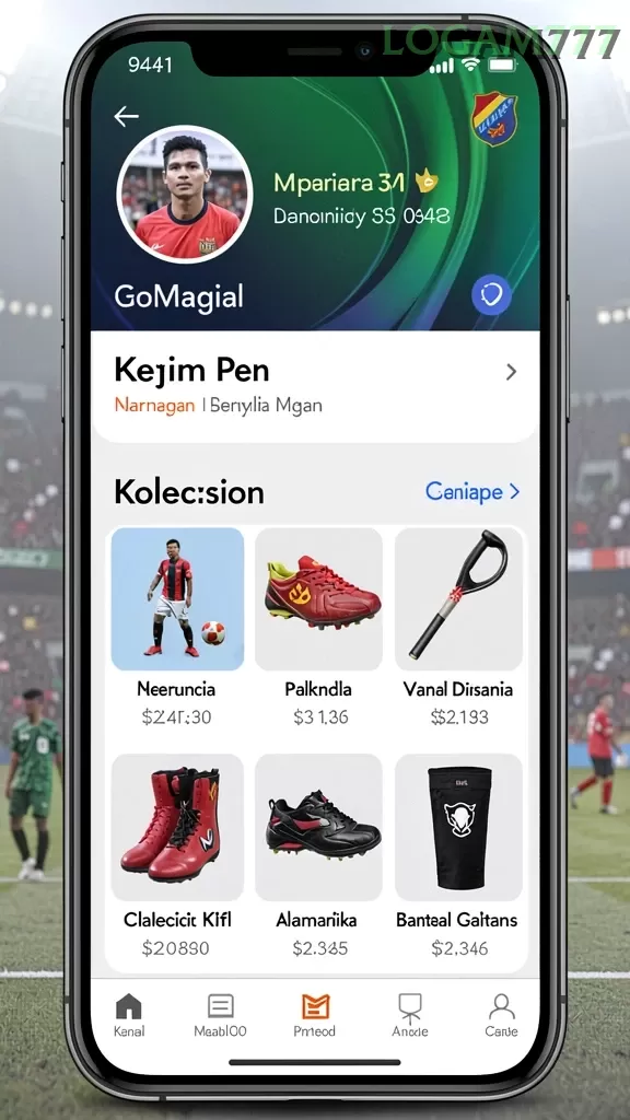 Cuplikan layar QQSLOT — pengaturan akun